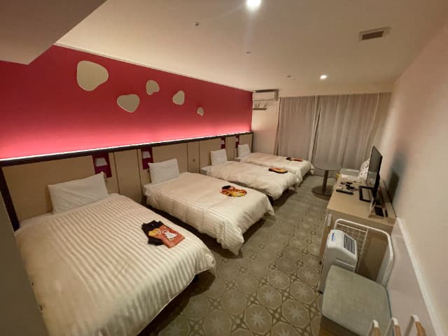 三井ガーデンホテルプラナ東京ベイのバルコニーフォース（ピンク）