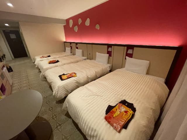 舞浜駅周辺にある三井ガーデンホテルの4人部屋バルコニーフォース