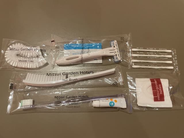 舞浜駅周辺にある三井ガーデンホテルのアメニティ
