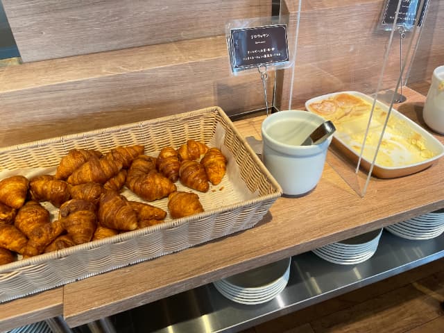 舞浜駅周辺にある三井ガーデンホテルのクロワッサン