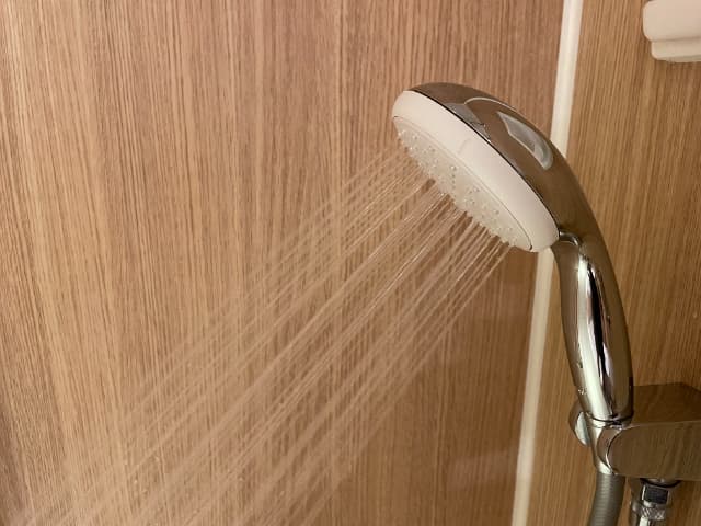 舞浜駅周辺にあるヒルトン東京ベイのヒルトンルームのシャワー