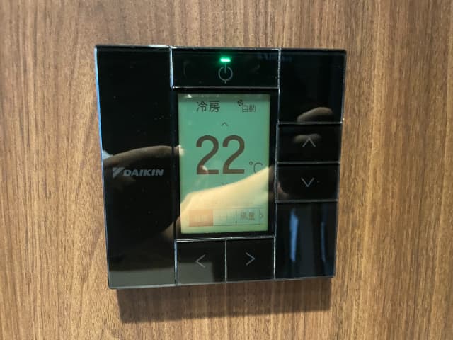 ハイアットリージェンシー東京ベイのエアコン操作