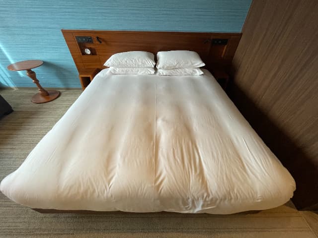 ハイアットリージェンシー東京ベイのダブルベッド