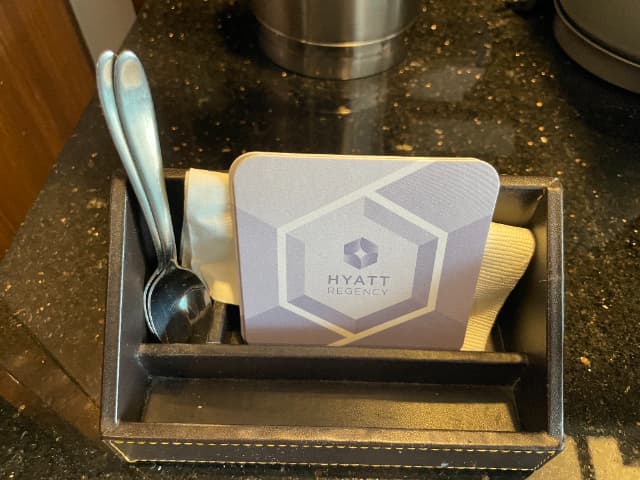 ハイアットリージェンシー東京ベイのスプーンとコースター