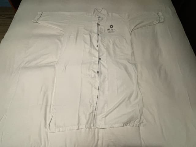 ハイアットリージェンシー東京ベイの広げたパジャマ