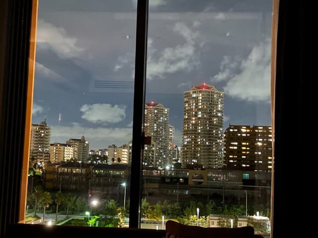 ハイアットリージェンシー東京ベイの夜景