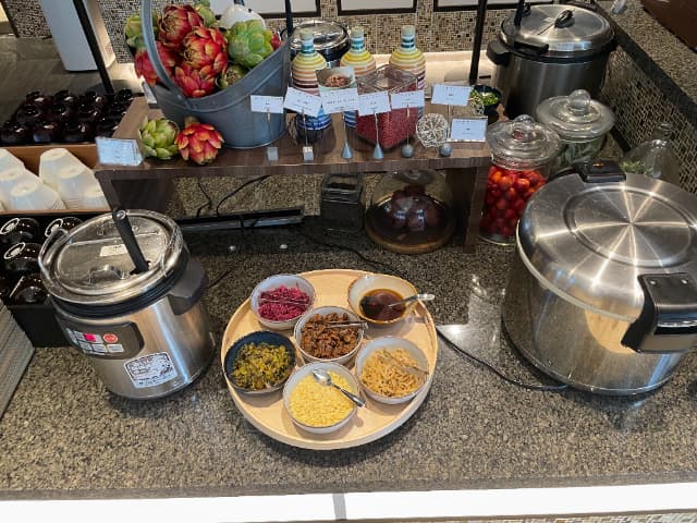 ハイアットリージェンシー東京ベイの味噌汁とご飯