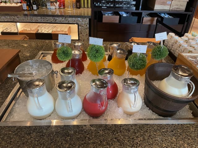 ハイアットリージェンシー東京ベイの牛乳・豆乳