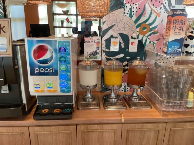 舞浜駅周辺にある三井ガーデンホテルの牛乳