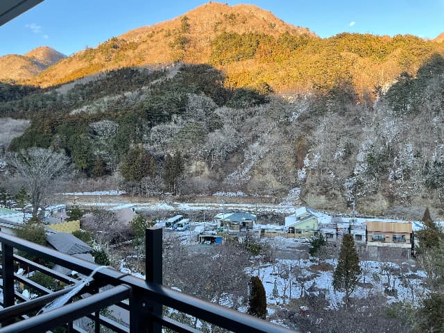 塩原温泉ホテルおおるりからの景観