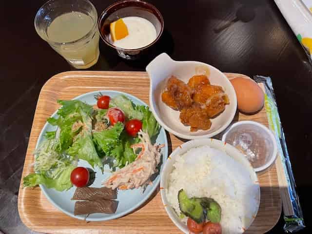 かりんの湯の朝食