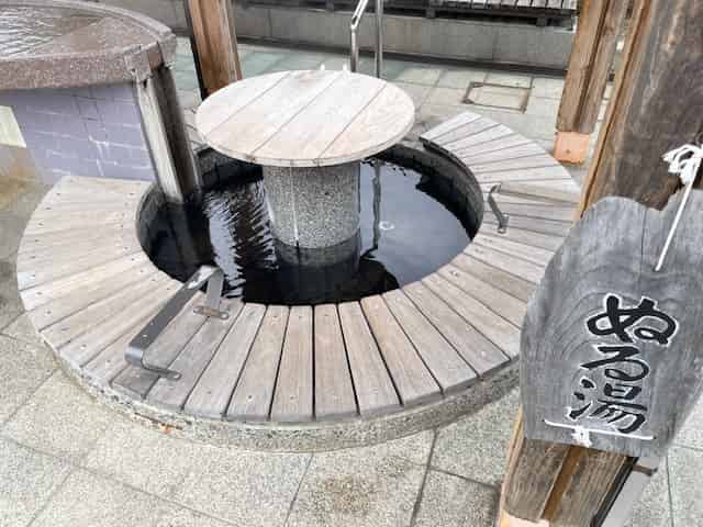 鶴のあし湯のぬる湯